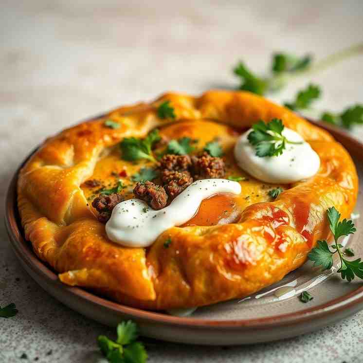 Crispy Ground Beef Börek - Easy Meat Pie Recipe